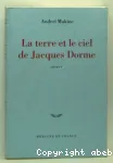 La terre et le ciel de Jacques Dorme vignette